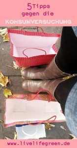 Pinterst-Pin: Tipps gegen Konsumversuchung
