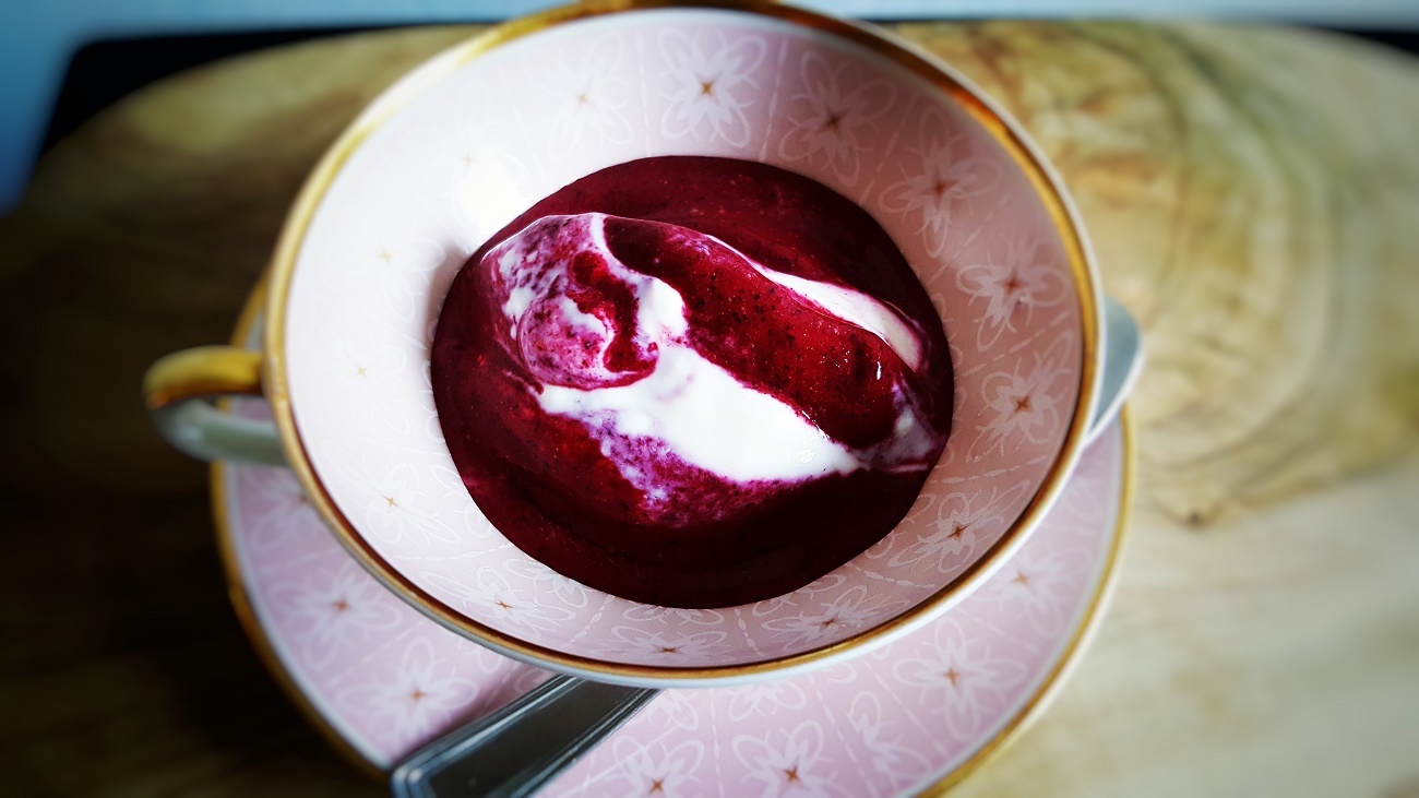 Heidelbeer-Joghurt-Eis