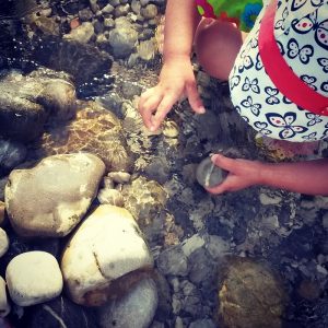Sommer in Untergiesing Isar Wasserspiele