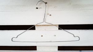 Upcycling-Kescher Basis Drahtkleiderbügel