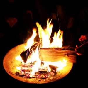 Familienbaum-Lagerfeuer