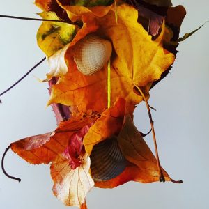 Windspiel aus Naturmaterialien Abstandshalter Muscheln