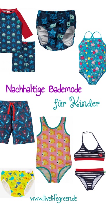 Pinterest-Pin: Nachhaltige Bademode