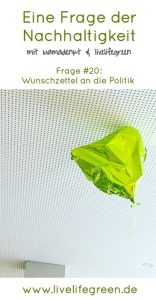 Pinterest-Pin: Wunschzettel an die Politik