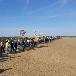 Hambacher Forst Fußmarsch zur Demo
