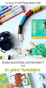 Pinterest-Pin: Gebrauchtes schenken