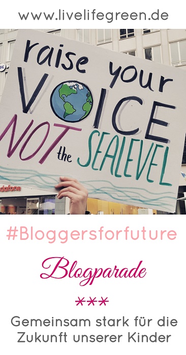 #bloggersforfuture: Blogparade von livelifegreen aus Solidarität für unsere Kinder