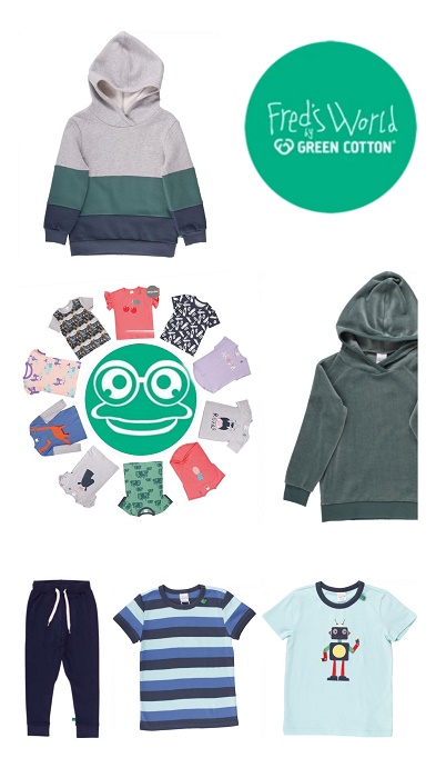 Fred's World Baby Jungen Cord Overall - Bio Baumwolle Schlafanzug Mit Holzknöpfen