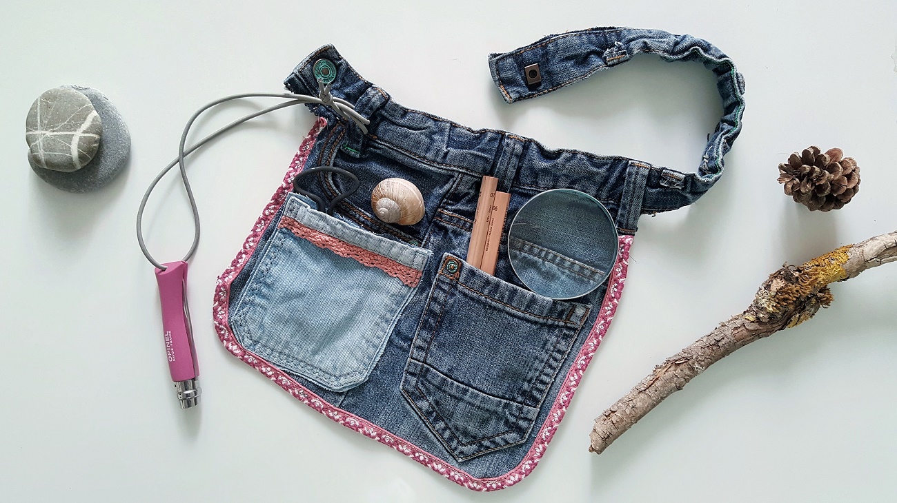 Upcycling Werkzeuggürtel aus alter Hose selber machen